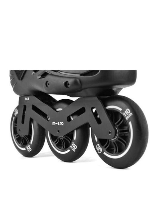 Micro MT3 Inline Αυξομειούμενα Rollers Μαύρα Ενηλίκων