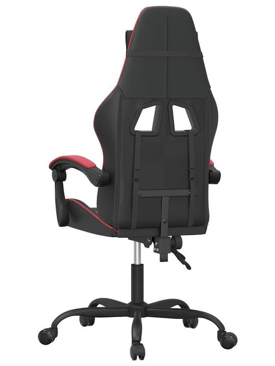 vidaXL 349550 Καρέκλα Gaming Δερματίνης Μαύρο / Μπορντό