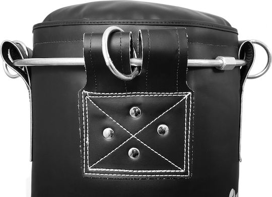 AMILA Leather Filled Punching Bag 20kg 90cm Black