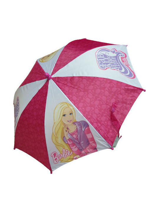 Chanos Kids Curved Handle Umbrella with Diameter 55cm Fuchsia