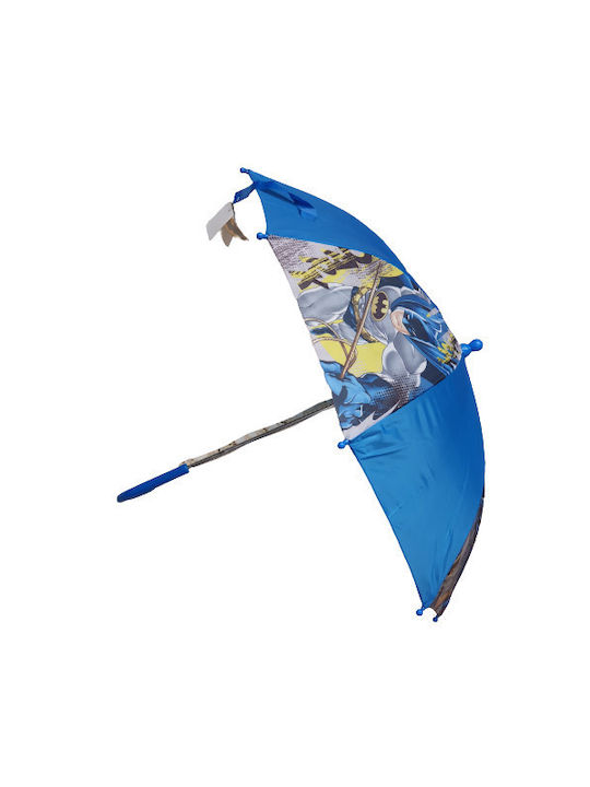 Chanos Kids Curved Handle Umbrella with Diameter 55cm Blue