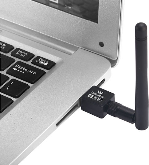 Leewello YPX-004 USB Network Adapter with Wireless Wi-Fi Connection 150Mbps and Detachable Antenna