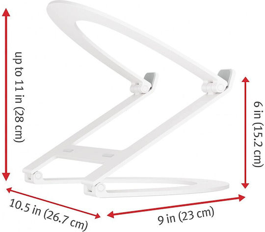 Twelve South Curve Flex Βάση Στήριξης για Laptop έως 17" Λευκό