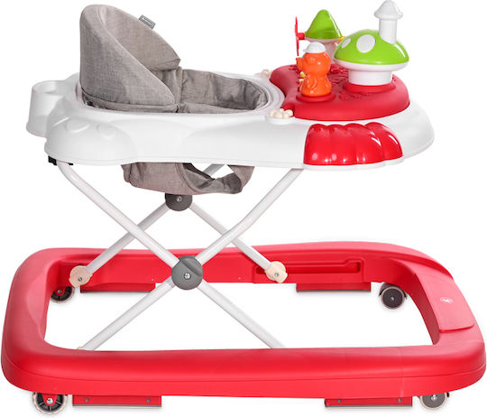 Lorelli Poppy Baby Walker for 7+ Months Red