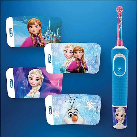 Oral-B Frozen Olaf Children's Electric Toothbrush for 3+ Years Frozen Blue-White