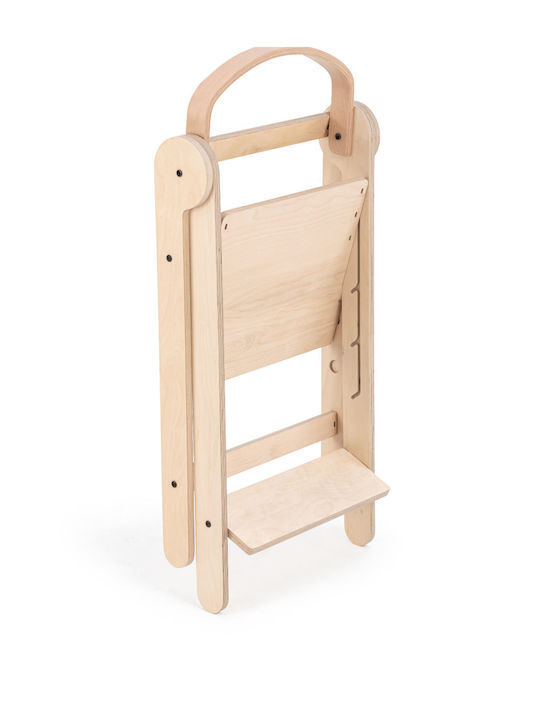 Fold Learning Tower made of Wood Bird Mamatoyz