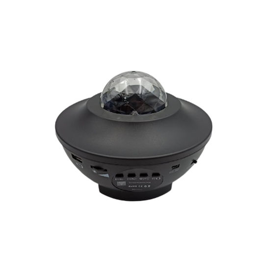 Led Rotating Kids Projector Lamp Black