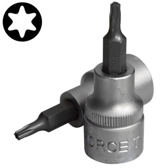 Force Allen Torx 3/8 socket Walnut with Torx Head and Socket 3/8'' T15x50mm