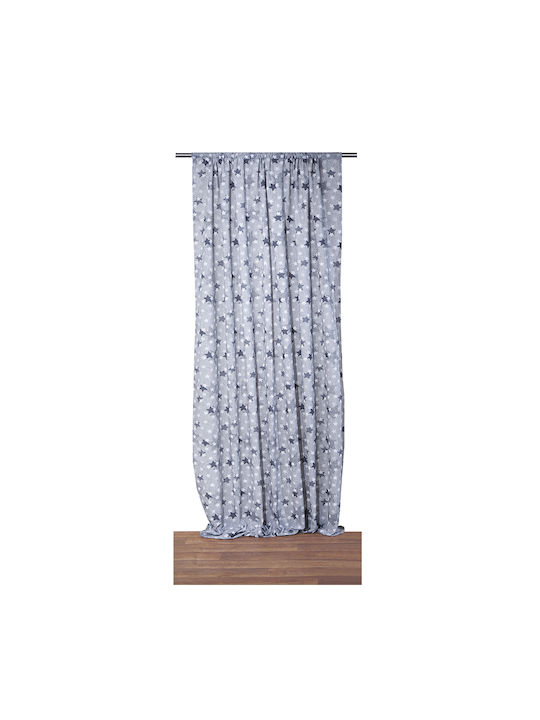 Viopros Kids Rod Pocket Curtain Eddie Grey 663072 270x280cm