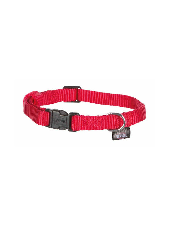 Trixie Classic Dog Collar in Red color Collar XS-S 22-35cm/10mm Small / XSmall 14203