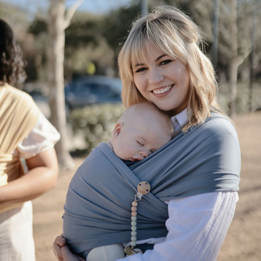 Mushie Wrap Carrier Tradewinds with Maximum Weight 15kg