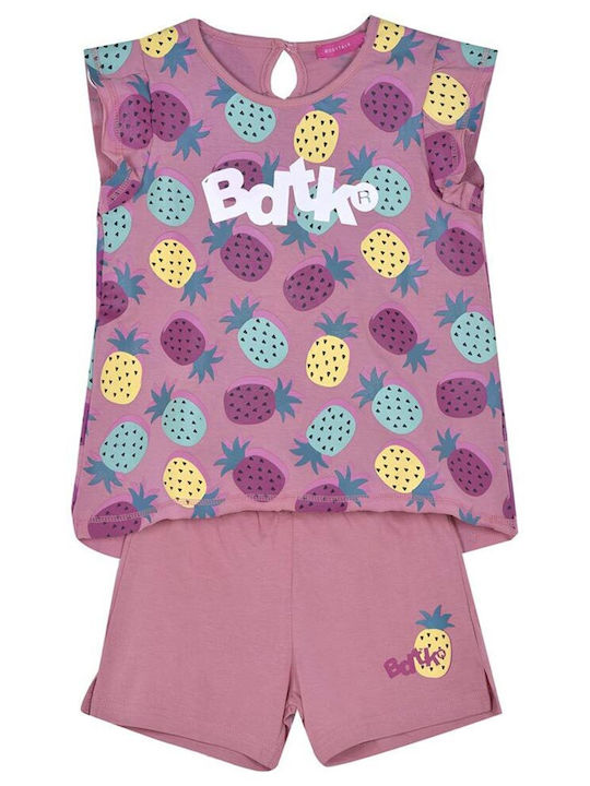 BodyTalk Kids Set with Pink Shorts 2 Pieces