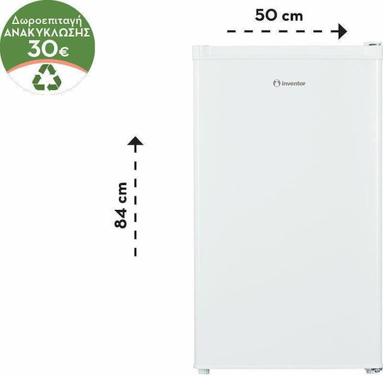 Inventor Mini Bar 81lt Υ84xΠ50xΒ48εκ. Λευκό MPC840W