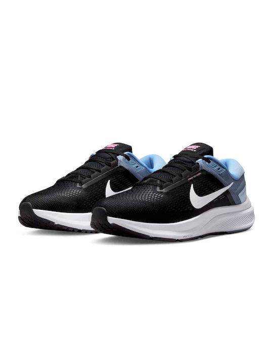 Air Zoom Structure 24 Sport Shoes Running Black