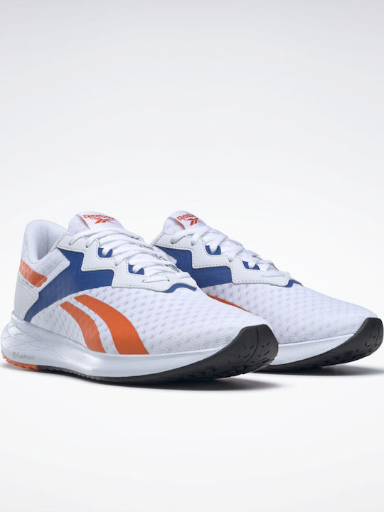 Reebok Energen Plus 2 Ανδρικά Αθλητικά Παπούτσια Running Cloud White / Vector Blue / Smash Orange S23r