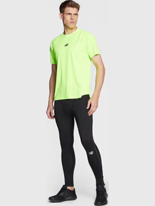 New Balance Tighty Ανδρικό Αθλητικό Κολάν Μακρύ Μαύρο