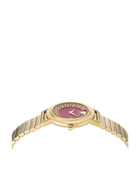 Versace Greca Women's Watch with Gold Metal Bracelet