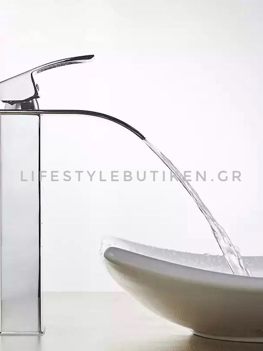 Luxury BR2019 Amestecare Robinet Chiuvetă Cascadă Robinete de chiuvetă Retro Chrome