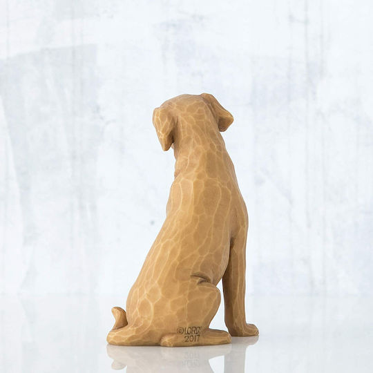 Willow Tree Decorative Dog Polyresin 8.5cm 1pcs
