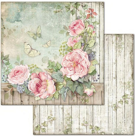 Stamperia House of Roses Листа Scrapbooking Двустранен 190гр/кв.м 10 листове