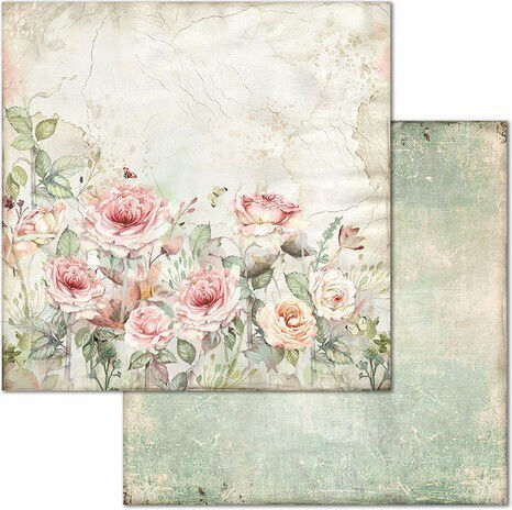 Stamperia House of Roses Листа Scrapbooking Двустранен 190гр/кв.м 10 листове