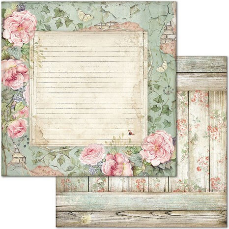 Stamperia House of Roses Листа Scrapbooking Двустранен 190гр/кв.м 10 листове
