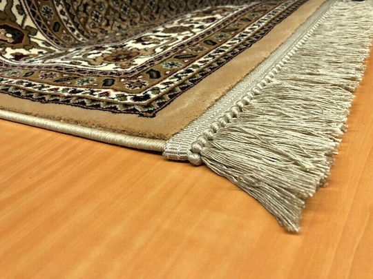 Koulis Carpets 6197 Set Klassiker Schlafzimmer-Teppichsets Synthetisch,Polyester/Cotton/Leather Beige 70-18-0101 3Stück