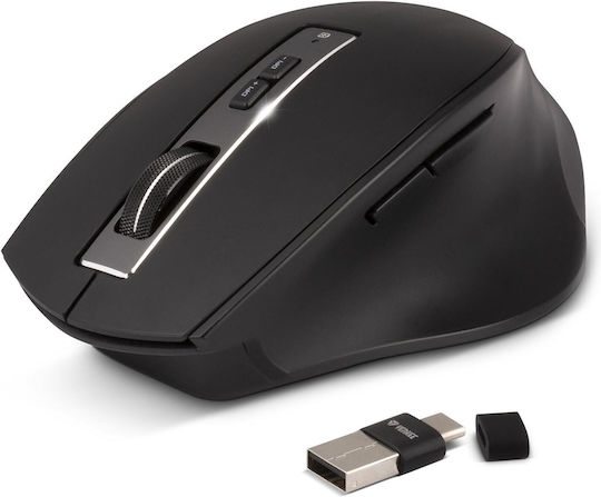 Yenkee YMS 2075 Kabellos & Verkabelt Ergonomisch Bluetooth Maus Schwarz