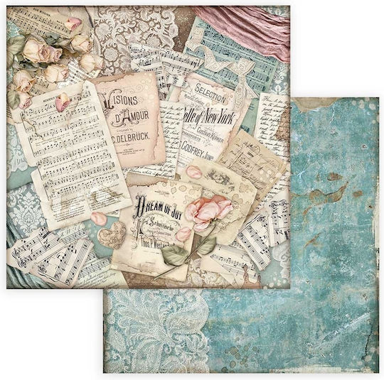 Stamperia Passion Scrapbooking Leaves 190gr/m² 10 Sheets 10pcs
