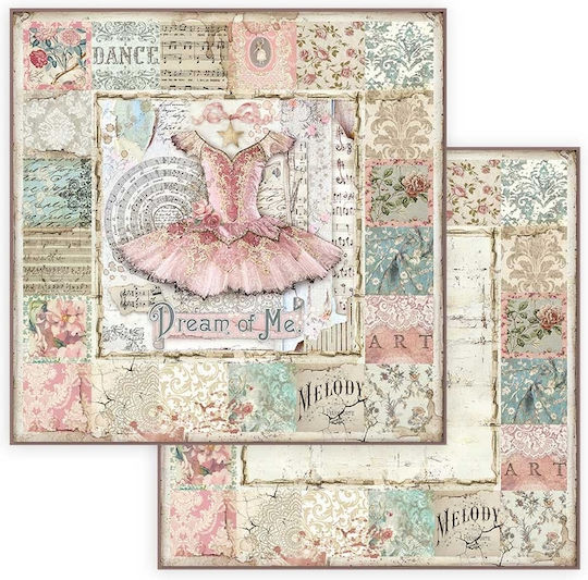 Stamperia Passion Scrapbooking Leaves 190gr/m² 10 Sheets 10pcs