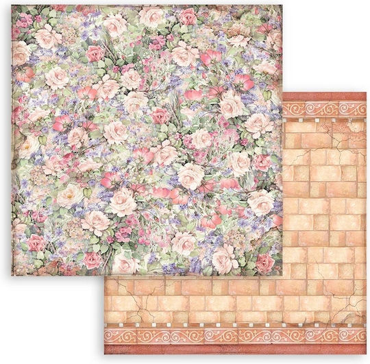 Stamperia Maxi Background Casa Granada Scrapbooking 190gr/m² 10 Blätter 10Stück