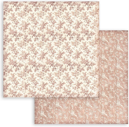 Stamperia Maxi Background You and Me Leaf Scrapbooking 190gr/m² 10 pcs
