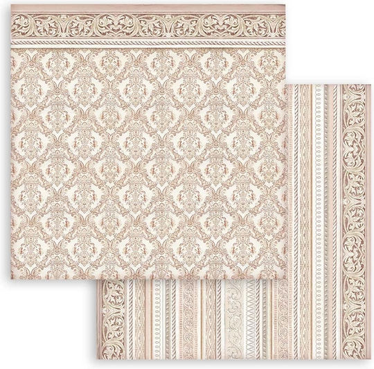 Stamperia Maxi Background You and Me Leaf Scrapbooking 190gr/m² 10 pcs