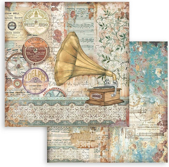 Stamperia Lady Vagabond Lifestyle Foi Scrapbooking 190gr/m² 10 foi 10buc