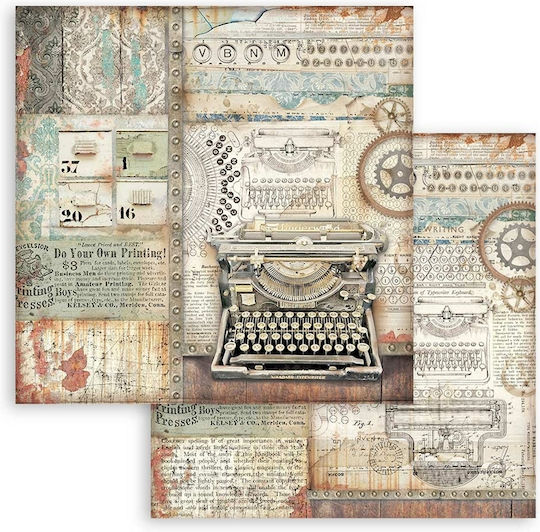 Stamperia Lady Vagabond Lifestyle Foi Scrapbooking 190gr/m² 10 foi 10buc