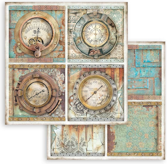 Stamperia Lady Vagabond Lifestyle Foi Scrapbooking 190gr/m² 10 foi 10buc