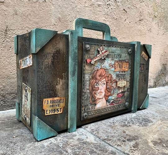 Stamperia Sir Vagabond Aviator Cards Foaie Scrapbooking Față și spate Simplu 1buc
