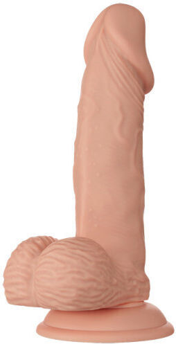 Baile Beautiful Zebulon Realistic Dildo with Scrotum & Suction Cup Flesh 19.4cm