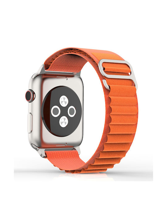 Techsuit Watchband W037 Armband Stoff Orange (Apple Watch 38/40/41/42mm) KF2310830