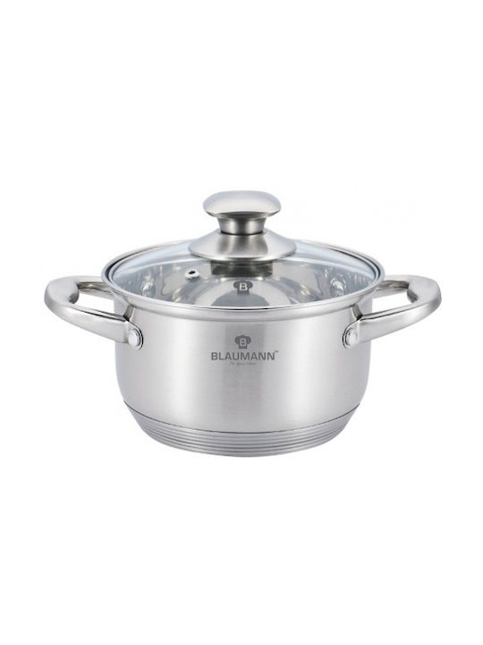 Blaumann Satin Gourmet Line Tiefer Edelstahl-Topf 7.6Es / 26cm