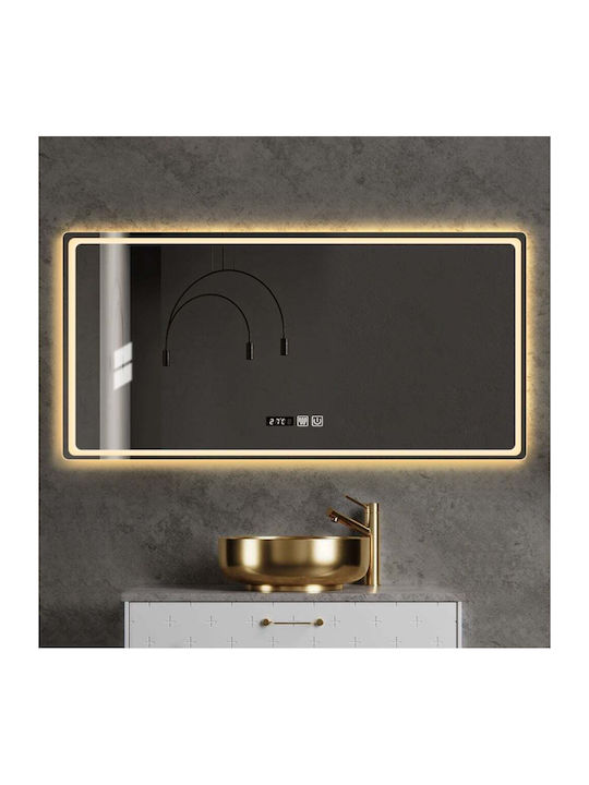 Sparke Astral Rectangular Bathroom Mirror Led Touch 50x80cm