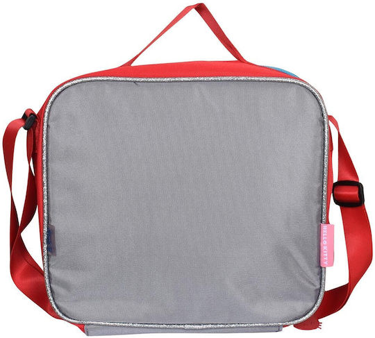 Sunce Hello Kitty School Shoulder Lunch Bag Gray Hello Kitty