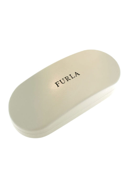 Furla Women's Sunglasses with Gold Metal Frame and Gray Gradient Lens SFU538 0594