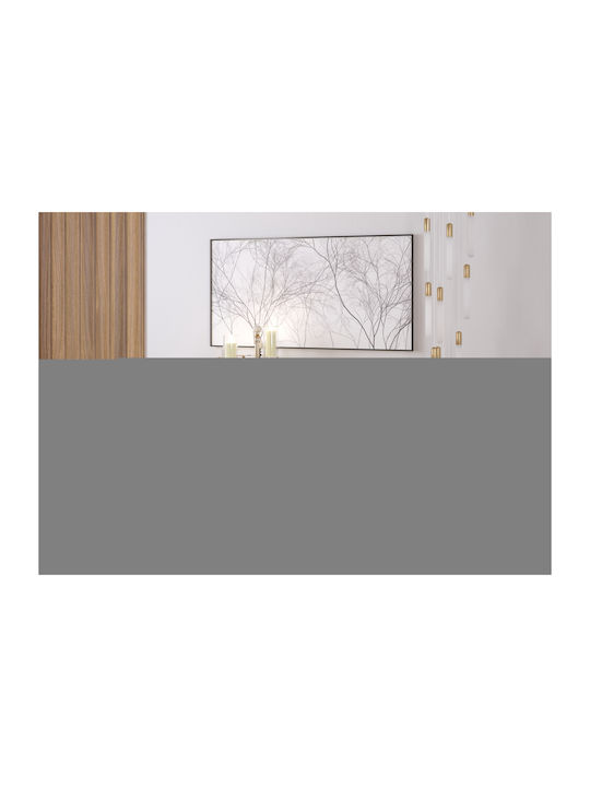 Bufet Nitro Din Lemn Cu Sertare Alb - Stejar 120x40x80cm