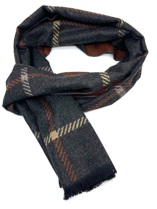 Men's Gray Scarf