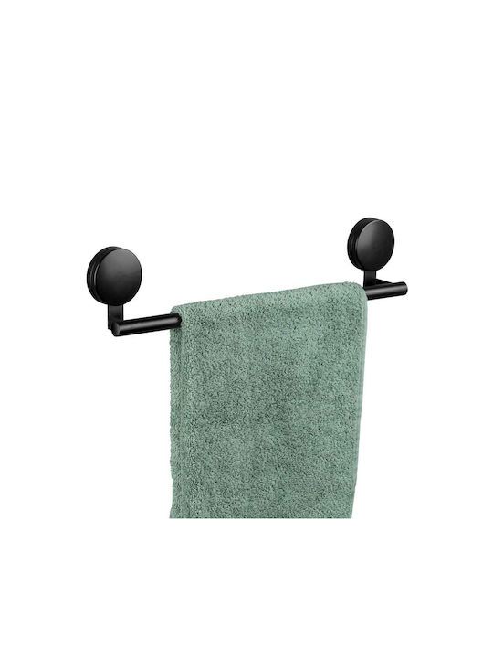 Wenko Pavia 24959100 Calea ferată de Baie Simplă De Perete cu șuruburi ​41.5x9cm Negru