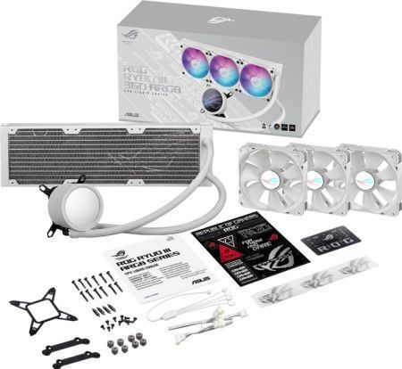 Asus ROG Ryuo III 360 ARGB Water Cooling System AIO CPU With 3 Fans 120mm White