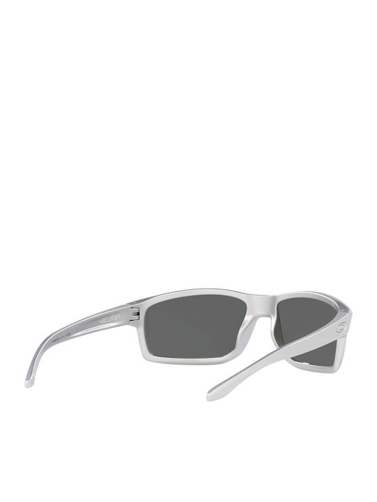 Oakley Gibston Men's Sunglasses with Silver Plastic Frame and Black Lens OO9449-22