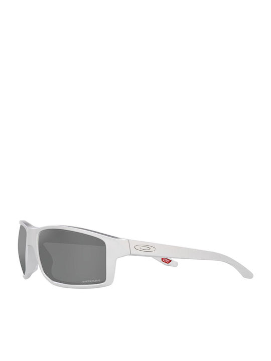 Oakley Gibston Men's Sunglasses with Silver Plastic Frame and Black Lens OO9449-22