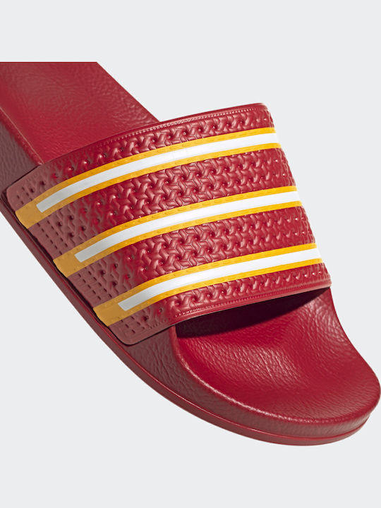 Adilette Power Men's Slides Team Power Red / Cloud White / Team Colleg Gold
